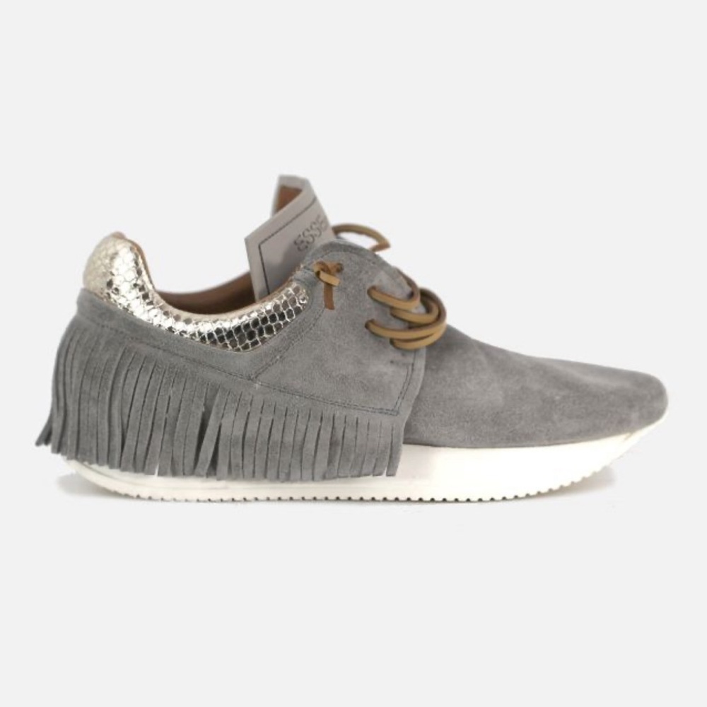 ESSEutESSE Fringe Plaster Sneakers